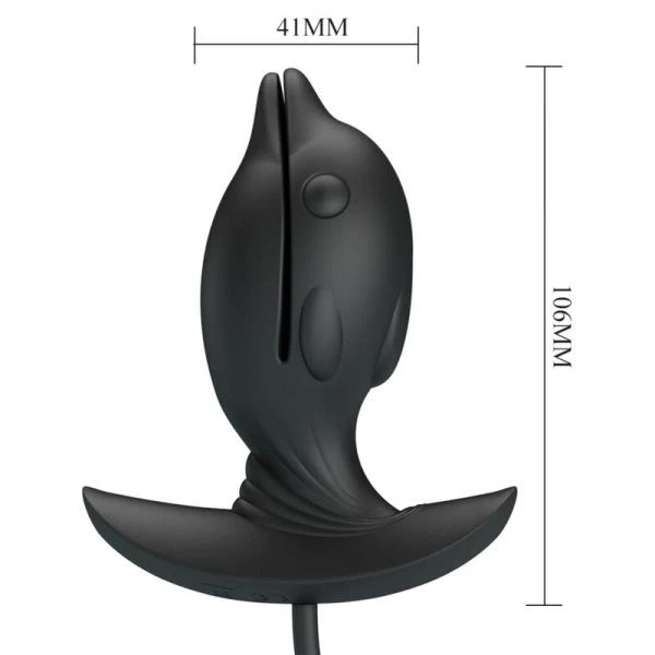 Pretty Love Inflatable Dolphin Anal Plug with Vibration Pretty Love Inflatable Dolphin Anal Plug with Vibration