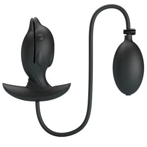 Pretty Love Inflatable Dolphin Anal Plug with Vibration