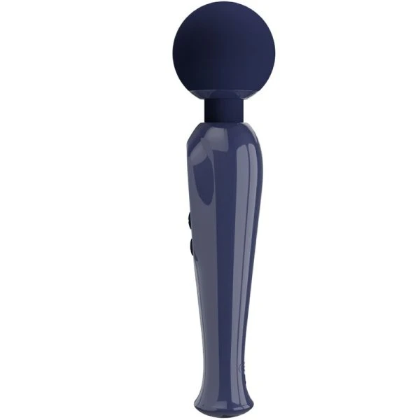 Pretty Love Skyler Vibrator Wand with Flexible Neck and LCD Display Blue