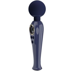 Pretty Love Skyler Vibrator Wand with Flexible Neck and LCD Display Blue Pretty Love Skyler Vibrator Wand with Flexible Neck and LCD Display Blue - Image 2