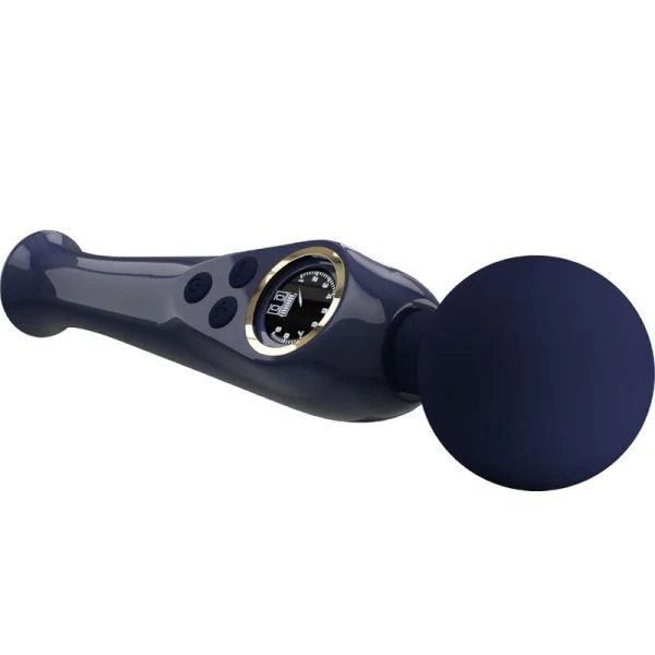 Pretty Love Skyler Vibrator Wand with Flexible Neck and LCD Display Blue