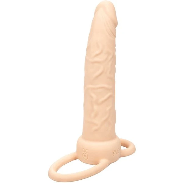 Calexotics Performance Maxx Dual Penetrator mit Penisring, heller Hautton