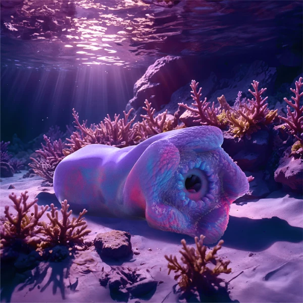 Epic Masturbator Thetis Cyclops van siliconen, 200 mm hoogte
