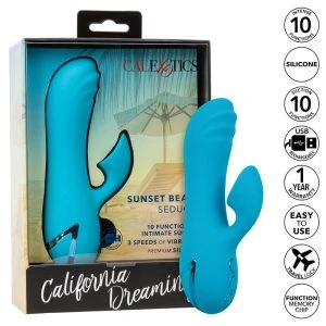 Calexotics Sunset Beach Seducer Vibrator & Stimulator blue