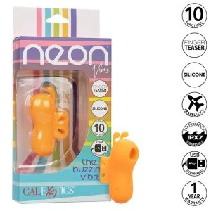 Calexotics Neon Vibes Der Buzzing Vibe Vingerstimulator met 10 trillingen