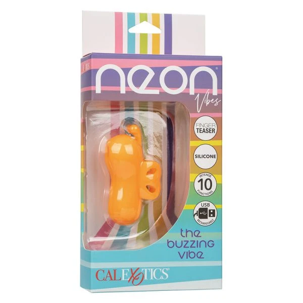 Calexotics Neon Vibes Der Buzzing Vibe Vingerstimulator met 10 trillingen