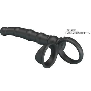 Pretty Love Tatum vibrating penis ring with anal plug, 10 vibrations, black Pretty Love Tatum vibrating penis ring with anal plug, 10 vibrations, black - Image 7