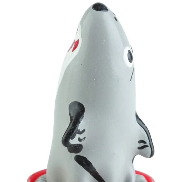 Condomerie Novelty Condom Shark Model 1 Hand-Painted Unique Piece Made of Natural Latex