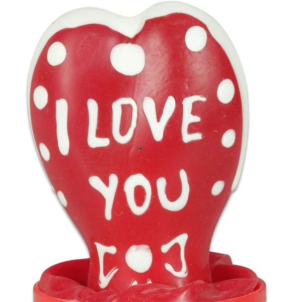 Condomerie hand-painted novelty condoms Heart I LOVE YOU Condomerie hand-painted novelty condoms Heart I LOVE YOU