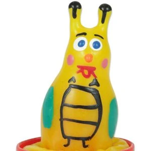 Condomerie Hand-painted Novelty Condom Bee as a Gift