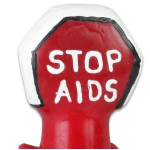 Condomerie hand-painted condoms Stop Aids novelties Condomerie hand-painted condoms Stop Aids novelties - Image 1