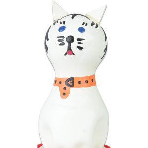 Condomerie hand-painted novelty condoms cat white Condomerie hand-painted novelty condoms cat white - Image 1