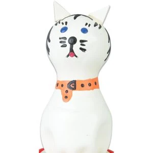 Condomerie hand-painted novelty condoms cat white