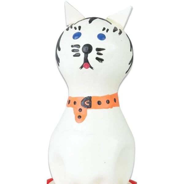 img_205760_a43a6457f7ca3b66edd01f60a0bcd83a_1.jpg Condomerie hand-painted novelty condoms cat white