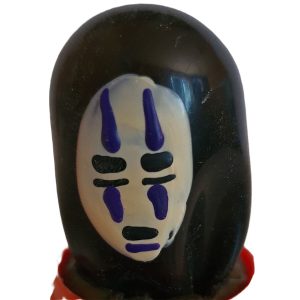 Condomerie handbeschilderde condoommasker Ghost Black Condomerie handbeschilderde condoommasker Ghost Black - Afbeelding 1