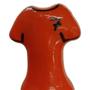 Condomerie hand-painted novelty condom Orange Shirt