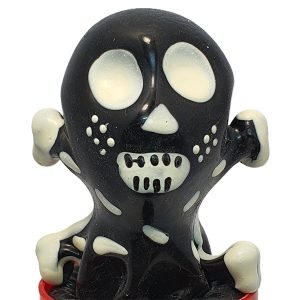 Condomerie hand-painted novelty condoms skull black Condomerie hand-painted novelty condoms skull black - Image 1