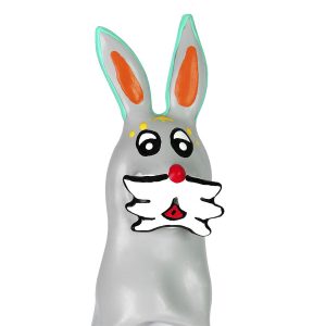 Condomerie hand-painted condoms bunny XL as decorative fun Condomerie hand-painted condoms bunny XL as decorative fun - Image 1
