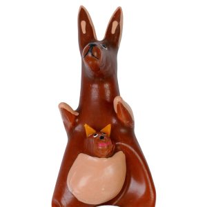 Condomerie handbeschilderde nieuwheidscondooms Kangoeroe XL Condomerie handbeschilderde nieuwheidscondooms Kangoeroe XL - Afbeelding 1