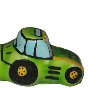 Condomerie hand-painted novelty condom tractor green XL