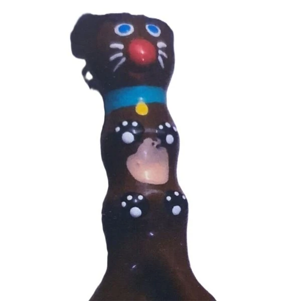 Condomerie Hand-Painted Novelty Condom Brown Dachshund XL