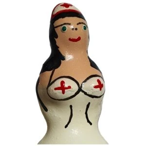 Condomerie Hand-painted Condoms Nurse Black