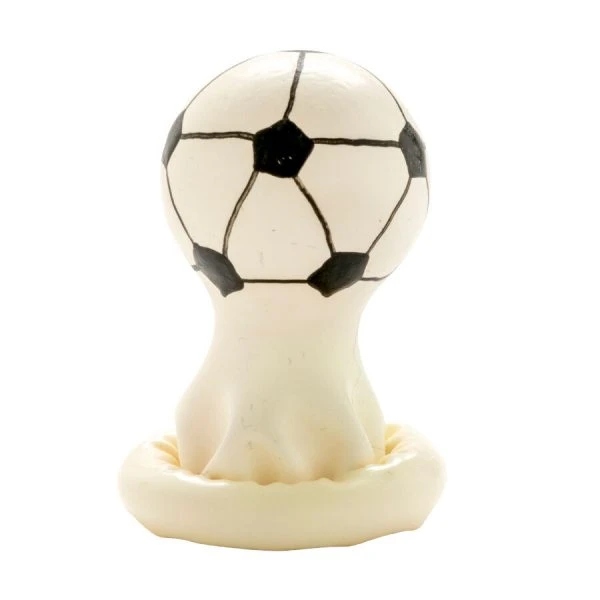 Condomerie Novelty Condoms Football hand-painted