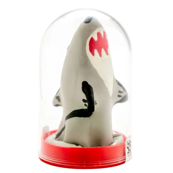 Condomerie Novelty Condom Shark Model 1 Hand-Painted Unique Piece Made of Natural Latex