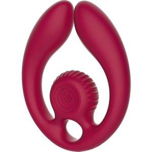 Snail Vibe Paarstimulator Gizi DUO met afstandsbediening Bordeaux Snail Vibe Paarstimulator Gizi DUO met afstandsbediening Bordeaux - Afbeelding 4