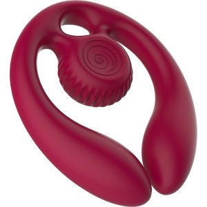 Snail Vibe Paarstimulator Gizi DUO met afstandsbediening Bordeaux Snail Vibe Paarstimulator Gizi DUO met afstandsbediening Bordeaux - Afbeelding 2