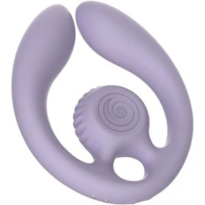 Snail Vibe Couple Stimulator Gizi Duo with Remote Control Purple
