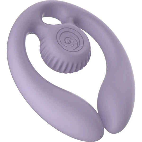 Snail Vibe Paarstimulator Gizi Duo met afstandsbediening Paars