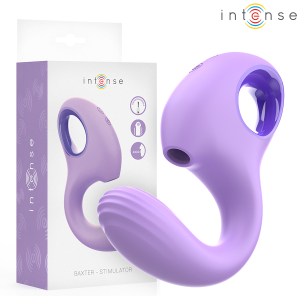 Intense Baxter Vibrator and Stimulator with Suction Function Violet Intense Baxter Vibrator and Stimulator with Suction Function Violet - Image 1