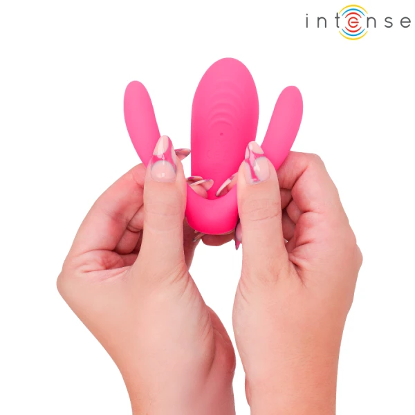 Intense Julia dubbele vibrator met klemstimulatie en afstandsbediening Intense Julia dubbele vibrator met klemstimulatie en afstandsbediening