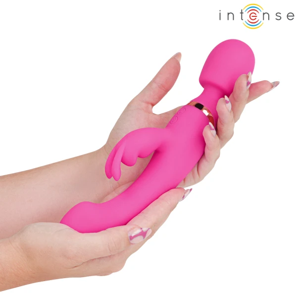 Intense Winona Dual Vibrator Rabbit and Wand 2-in-1