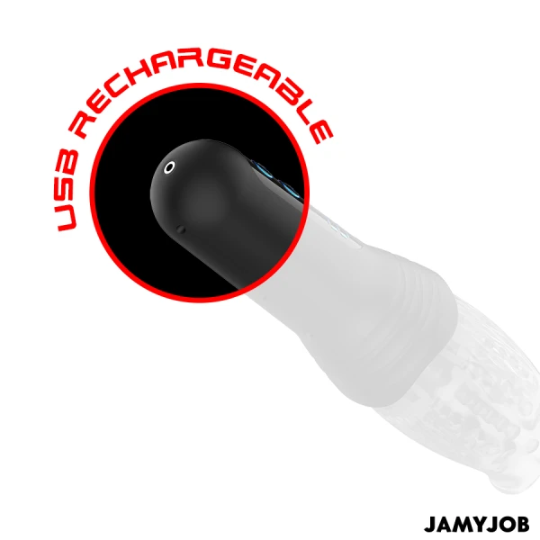 Jamyjob Blow-r Masturbator with Thrust and Rotation Function