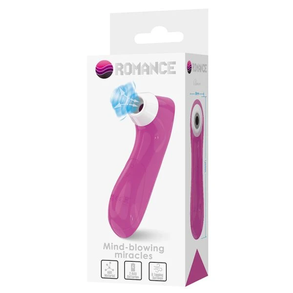 Romance Clitoris-Zuigapparaat met 8 zuigstanden, Roze Pulsatietechnologie, Siliconen