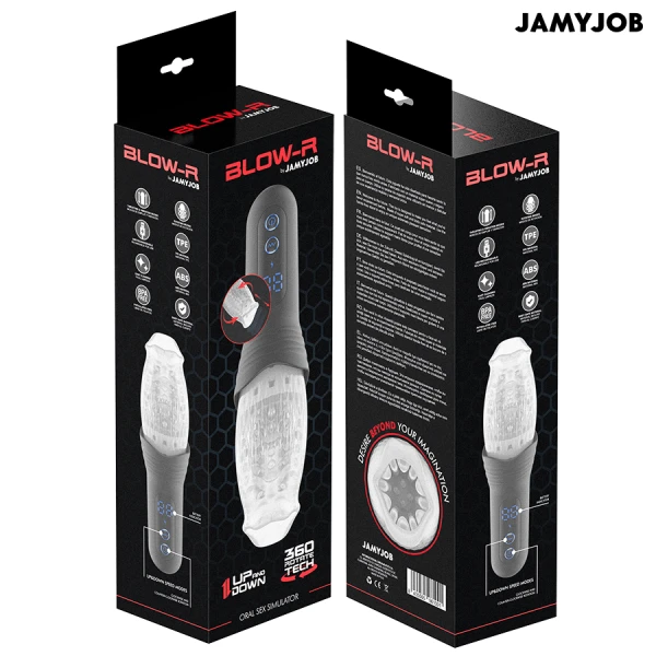 Jamyjob Blow-r Masturbator with Thrust and Rotation Function