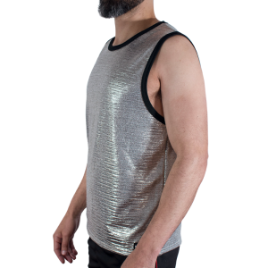 Macho Underwear Sport-T-Shirt met Glitter, Viscose-Polyamide Macho Underwear Sport-T-Shirt met Glitter, Viscose-Polyamide - Afbeelding 2