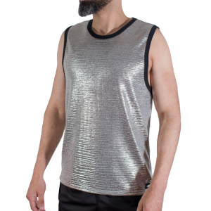 Macho Underwear Sport-T-Shirt met Glitter, Viscose-Polyamide Macho Underwear Sport-T-Shirt met Glitter, Viscose-Polyamide - Afbeelding 1
