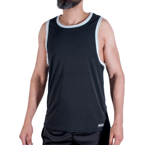 Macho Underwear Gym-T-Shirt van viscose-polyamide, zwart Macho Underwear Gym-T-Shirt van viscose-polyamide, zwart - Afbeelding 1