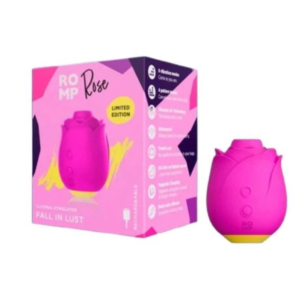 Romp Rose 2.0 Clitorale Zuigstimulator met Pleasure Air, roze