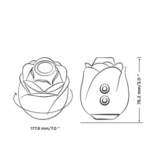 Romp Rose 2.0 Clitorale Zuigstimulator met Pleasure Air, roze Romp Rose 2.0 Clitorale Zuigstimulator met Pleasure Air, roze - Afbeelding 5