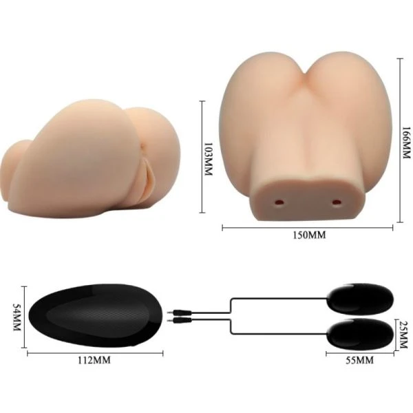 Crazy Bull Masturbator Torso with Realistic Vagina and Anus plus Vibration
