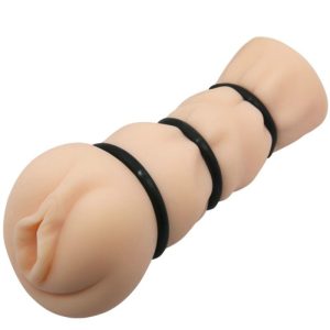Crazy Bull Vagina Masturbator with Rings, Discreet and Small Crazy Bull Vagina Masturbator with Rings, Discreet and Small - Image 1