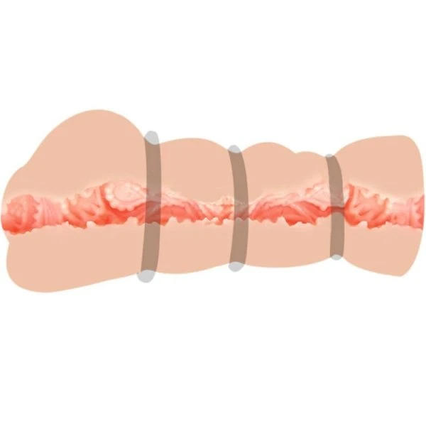 Crazy Bull Vagina Masturbator with Rings, Discreet and Small