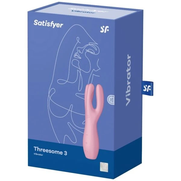 Satisfyer Threesome 3 Opvangvibrator met drie motoren
