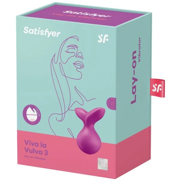 Satisfyer Opvangvibrator Viva La Vulva 3 met Clitorisstimulatie