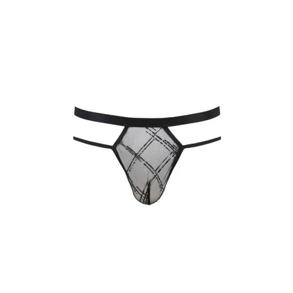 Passion Collin Thong voor mannen in zwart Passion Collin Thong voor mannen in zwart
