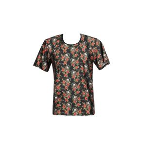 Anais Luxury Lingerie Power T-Shirt voor mannen met rozen- en schedelprint Anais Luxury Lingerie Power T-Shirt voor mannen met rozen- en schedelprint - Afbeelding 3